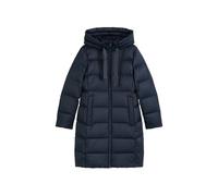 Marc O'Polo Damen Daunenmantel mit Kapuze, marine, Gr. 36