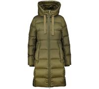 Marc O'Polo Damen Daunenmantel mit Kapuze, oliv, Gr. 34