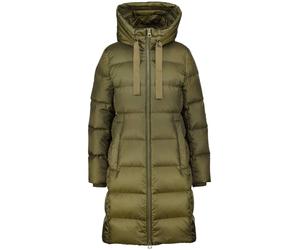 Marc O'Polo Damen Daunenmantel mit Kapuze, oliv, Gr. 46