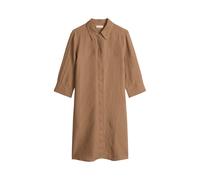 Marc O'Polo Damen Hemdblusenkleid, braun, Gr. 40