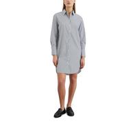 Marc O'Polo Damen Hemdblusenkleid mit Kentkragen gestreift, Mehrfarbig (Multi/Deep Night Blue), 44