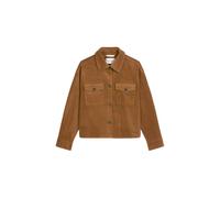 Overshirt, boxy shape, modern shirt details WARM BROWN 36 WARM BROWN