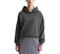 Marc O'Polo Damen Hoodie aus Bio-Baumwolle Relaxed Fit, Grau (Deep Grey Melange), XXS