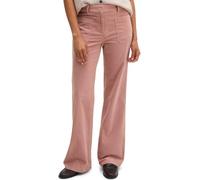 Cordhose MARC O'POLO "MARTHE FLARED", Damen, Gr. 36, N-Gr, rosa (dusty mauve), Cord, Obermaterial: 98% Baumwolle, 2% Elasthan, unifarben, flare fit lang, Hosen Cordhose, aus Stretch-Baumwolle, Flared
