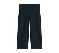 Marc O'Polo Damen Hose - WOVEN PANTS, Culotte, Interlock-Jersey, Baumwoll-Mix Dunkelblau XS
