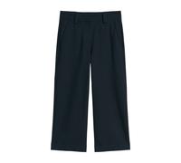 Marc O'Polo Damen Hose - WOVEN PANTS, Culotte, Interlock-Jersey, Baumwoll-Mix XL Blau