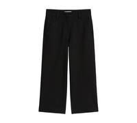 Marc O'Polo Damen Hose - WOVEN PANTS, Culotte, Interlock-Jersey, Baumwoll-Mix XL Schwarz