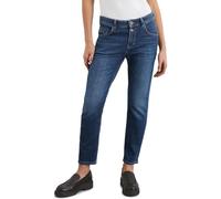 Boyfriend-Jeans MARC O'POLO "mit zwei Knöpfen vorne" Gr. 28 30, Länge 30, blau Damen Jeans (42740604-28) blau