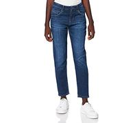 Marc O'Polo Boyfriend-Jeans mit zwei Knöpfen vorne Damen Blau Gr. 30 34 Länge 34