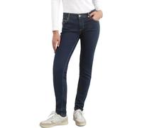 Slim-fit-Jeans MARC O'POLO "aus stretchigem Bio-Baumwolle-Mix" Gr. 36 34, Länge 34, blau Damen Jeans Röhrenjeans (90840325-36)