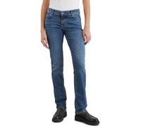 Marc O'Polo Damen Jeanshose mit Stretch-Anteil Straight Fit, Blau (Authentic Mid Blue Wash), W25/L28