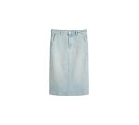 Marc O'Polo Damen Jeansrock Midi High Waist, Blau (Essential Authentic Light Blue), 25
