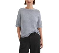 Marc O'Polo Damen Kurzarmpullover aus Strick Loose Fit, Blau (Nordic Sea), XS