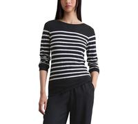 Marc OߴPolo Damen Langarmshirt aus Bio-Baumwolle mit U-Boot-Ausschnitt