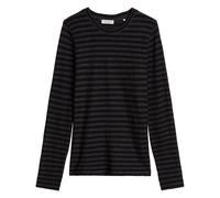 Marc O'Polo Damen Langarmshirt - Jersey T-Shirts Longsleeve, Ringelshirt, Rundhals, Baumwolle Dunkelblau / XL XL Blau