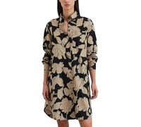 Hemdblusenkleid MARC O'POLO "mit TENCEL™ Lyocell", Damen, Gr. 32, Normalgrößen, bunt (multi), Obermaterial: 60% Baumwolle, 40% Lyocell; Futter: 100% Nicht verfügbar, bedruckt, relaxed fit knielang, La