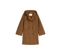 Marc O'Polo Damen Mantel mit Kapuze, braun, Gr. 36