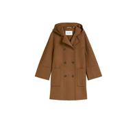 Marc O'Polo Damen Mantel mit Kapuze, braun, Gr. 38