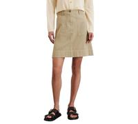Marc O'Polo Damen Minirock aus Baumwoll-Leinen-Mix Tailored Fit, Beige (Summer Sand), 36
