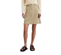 Webrock MARC O'POLO "aus Baumwolle-Leinen-Mix", Damen, Gr. 38, beige (summer sand), Obermaterial: 88% Baumwolle, 12% Leinen, unifarben, casual, ausgestellt kurz, Röcke (66516118-38) summer sand