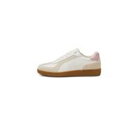 Sneaker MARC O'POLO "Charlie W", Damen, Gr. 38, sanftes weiß, rose, Glattleder, Veloursleder, kontrastfarbene Details, Schuhe Sneaker, Schnürschuh, Halbschuh, Freizeitsneaker mit Logoschriftzug (64911