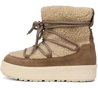 Winterboots MARC O'POLO "mit flauschigem Warmfutter", Damen, Gr. 37, schwarz taupe, Obermaterial: 100% Leder (Rind), unifarben, Schuhe (84863816-37) schwarz taupe