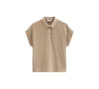 Marc O'Polo Damen Poloshirt, taupe, Gr. XL
