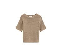 Marc O'Polo Damen Pullover aus Baumwollmischung, taupe, Gr. M