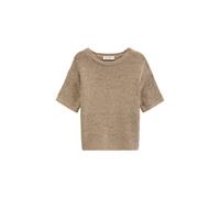 Marc O'Polo Damen Pullover aus Baumwollmischung, taupe, Gr. XL