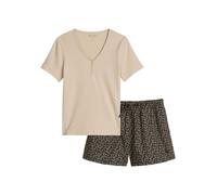 Marc O'Polo Damen Pyjama Mix N MatchSchlafanzug, Pyjama Set, Nachtwäsche XS