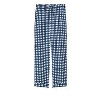 Marc O'Polo Damen Pyjamahose Mix N Match navypeonycheck - Größe L