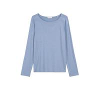 Marc O'Polo Damen Pyjamaoberteil Mix N Match Cotton Modal - Country Blue - Größe S