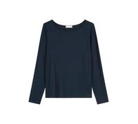 Marc O'Polo Damen Pyjamaoberteil Mix N Match Cotton Modal - Dark Navy - Größe L