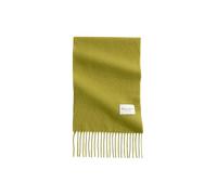 Fransentuch MARC O'POLO "aus softer Schurwolle", Damen, bright pea, Obermaterial: 100% Schurwolle, unifarben, Modetücher (76639943-0) bright pea