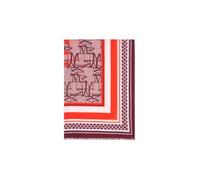 Marc O'Polo Damen Schal mit Muster elegant, Mehrfarbig (Multi/Dark Mauve), One Size