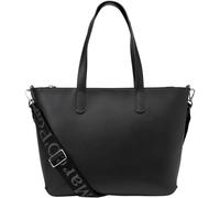 Shopper MARC O'POLO "aus einer Lederalternative aus recyceltem Polyester", Damen, Gr. B/H/T: 42cm x 30cm x 12cm, schwarz, Polyester, unifarben, Taschen (40270113-0) schwarz