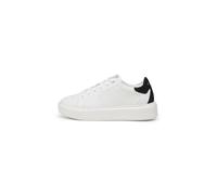 Marc OߴPolo Damen Sneaker flach aus Leder Low Top, Weiß (Offwhite Black), 38