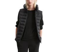 Marc O'Polo Damen Steppweste wasserabweisend leicht, Schwarz (Black), 44