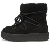 Marc OߴPolo Damen Stiefel aus Veloursleder gefüttert, Schwarz (Black), 37
