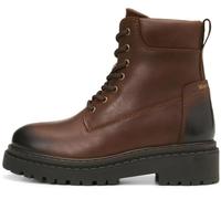 Stiefelette MARC O'POLO "mit Innenzipper", Damen, Gr. 36, braun (schwarz braun), Obermaterial: 100% Leder (Rind), unifarben, Schuhe (51382325-36) schwarz braun