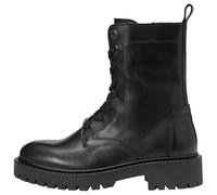 Marc OߴPolo Damen Stiefeletten zum Schnüren aus Leder mit Reißverschluss, Schwarz (Black), 38