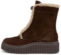 Stiefelette MARC O'POLO "mit Innenzipper", Damen, Gr. 37, schwarz earth, Obermaterial: 100% Leder (Rind), unifarben, Schuhe Stiefelette, Topseller (89093761-37) schwarz earth