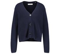 Cardigan MARC O'POLO "aus Heavy-Weight-Organic-Cotton" Gr. S, blau Damen Strickjacken Cardigans (85933150-S)