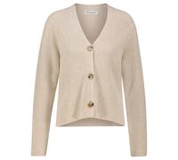 Strickjacke MARC O'POLO Gr. M, beige (sand meliert) Damen Strickjacken in kurzer, gerader Form (85580749-M)