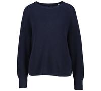 Marc O'Polo Damen Strickpullover aus Bio-Baumwolle Loose Fit, marine, Gr. L