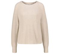 Rundhalspullover MARC O'POLO "aus Heavy-Weight-Organic-Cotton" Gr. XS, beige Damen Pullover Rundhalspullover (36530359-XS)