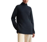 Marc O'Polo Damen Strickpullover aus Bio-Baumwolle Oversized Fit, Blau (Deep Blue Sea), S