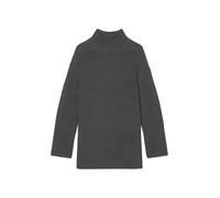 Marc O'Polo Damen Strickpullover aus Bio-Baumwolle Oversized Fit, Grau (Deep Grey Melange), S