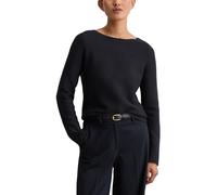 Marc O'Polo Pullover aus Bio-Baumwolle Slim Fit U-Boot-Ausschnitt Damen S Blau