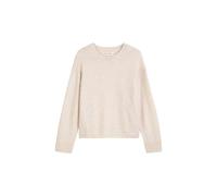 Marc O'Polo Damen Strickpullover aus Wollmix, stein, Gr. L